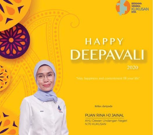  Happy Deepavali kepada semua yang beragama Hindu