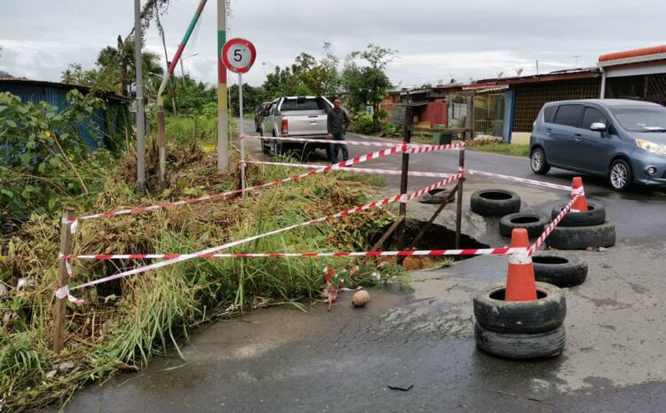  Kenyataan Media: Jalan Berlubang dan Tergantung Akibat Runtuhan di Jalan Tanjung Batu Tengah / Hilltop