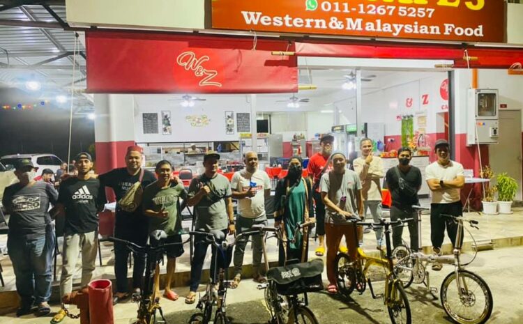  Minum Malam Bersama Geng Folding Bikes Ria Heights dan Sentosa
