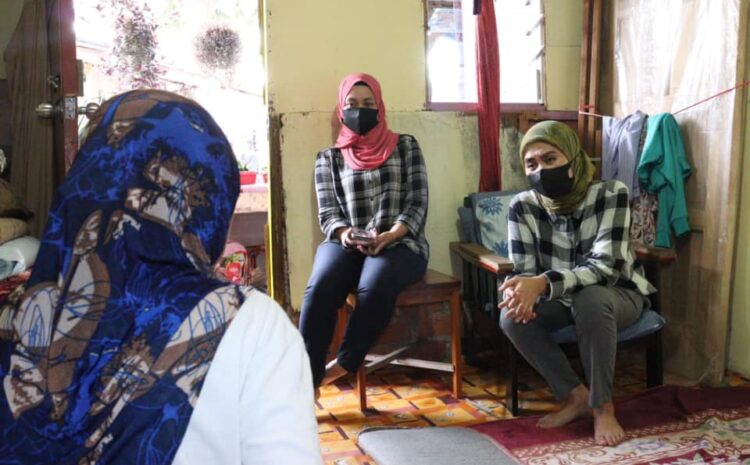  Melawat Seorang Ibu Tunggal Bergantung Harap Bantuan Kebajikan