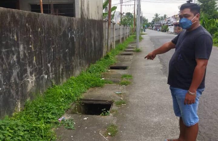  Aduan Terhadap Tiada Penutup Parit di Ambar Park