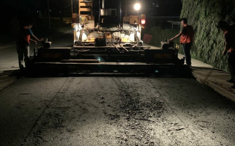  Proses Menurap Semula Laluan di Jalan Datuk Titingan