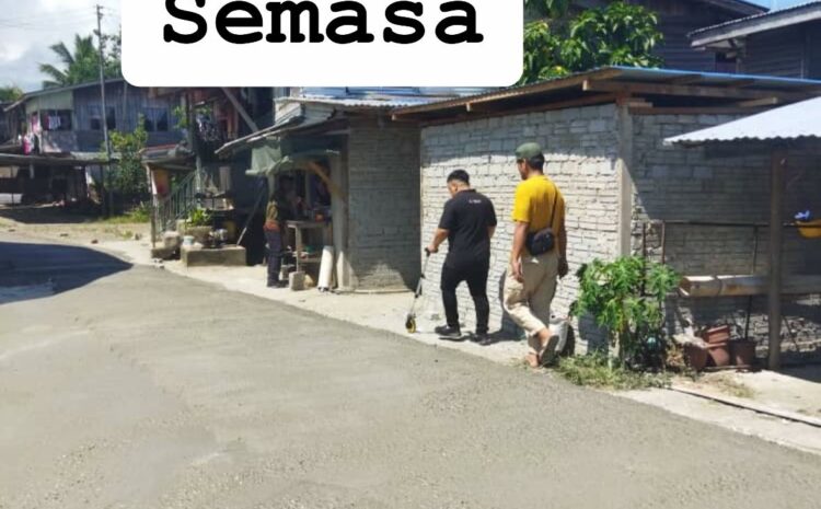  Menaik Taraf Jalan Gravel Ke Jalan Konkrit Kg Sentosa Blok 4